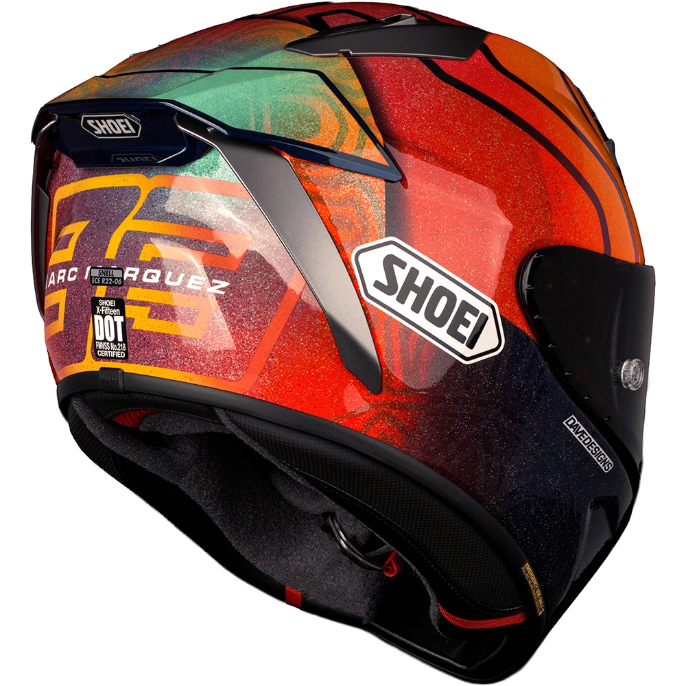 Casco Shoei X-Fifteen Marquez Holi - Imagen 3