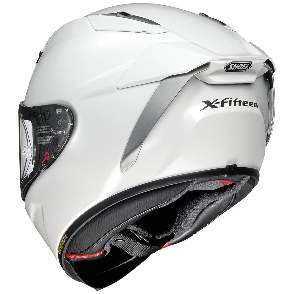 Casco Shoei X-Fifteen Solid White - Imagen 3